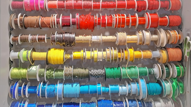 Selection of embroidery threads